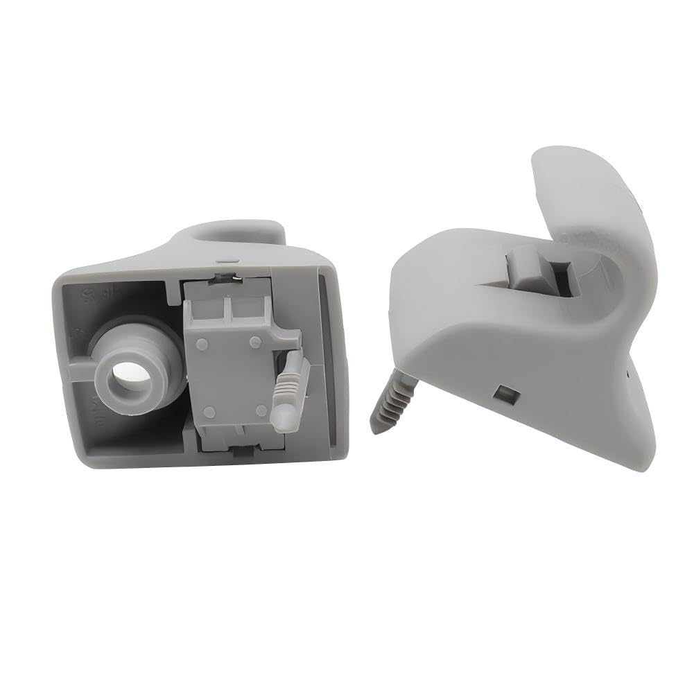 2Pcs Sun Visor Buckle Bracket Clip Holdor Hook Fits for Hyundai Sonata 2006 2007 2008 Replace 85235-3K000 85235-3K000QS (852353K000 Gray)