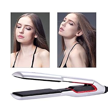 Amazon.com: Plancha de pelo profesional de 480 F, plancha plana, plancha,  plancha eléctrica, plancha de aluminio, placa de 110 – 240 V, pantalla  digital LCD : Belleza y Cuidado Personal