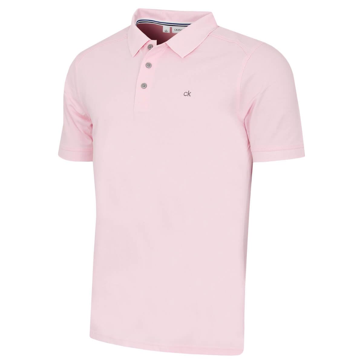 Calvin Klein Mens Campus Polo Shirt - Babypink - XL