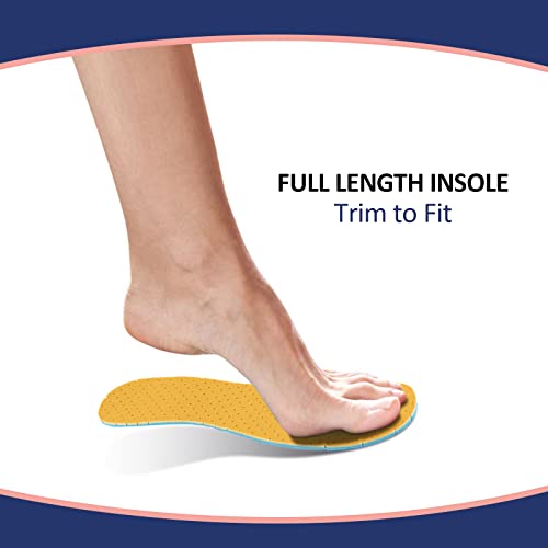 3 Pairs Breathable Shoe Insoles Inserts Ultra-Soft Cushioning Walking Comfort Insoles Double-Layer Latex Foam Perforated Insoles Replacement Insoles For Men 7-11 Woman 2-8 (Retro Colors) #TOP4