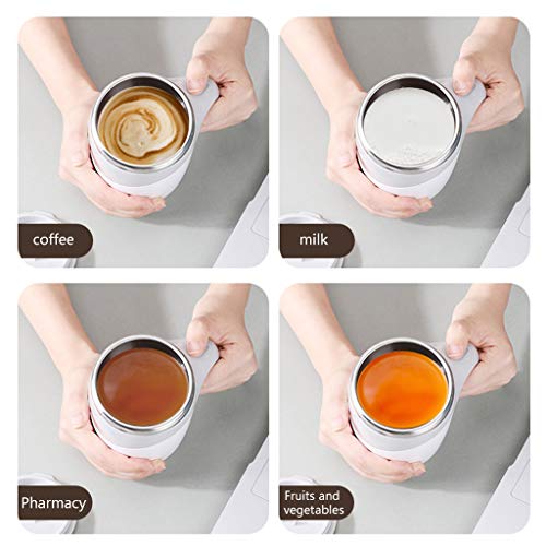 Dsxnklnd Copo com isolamento automático para xícara de café com agitação automática, garrafa quente