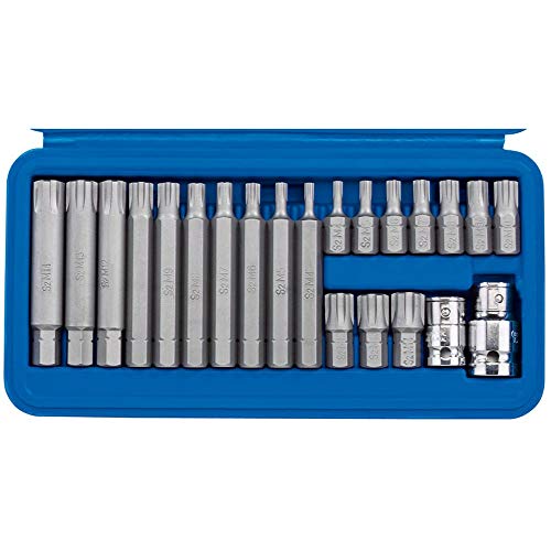 Draper 16347 Lot de 22 douilles et embouts carrés