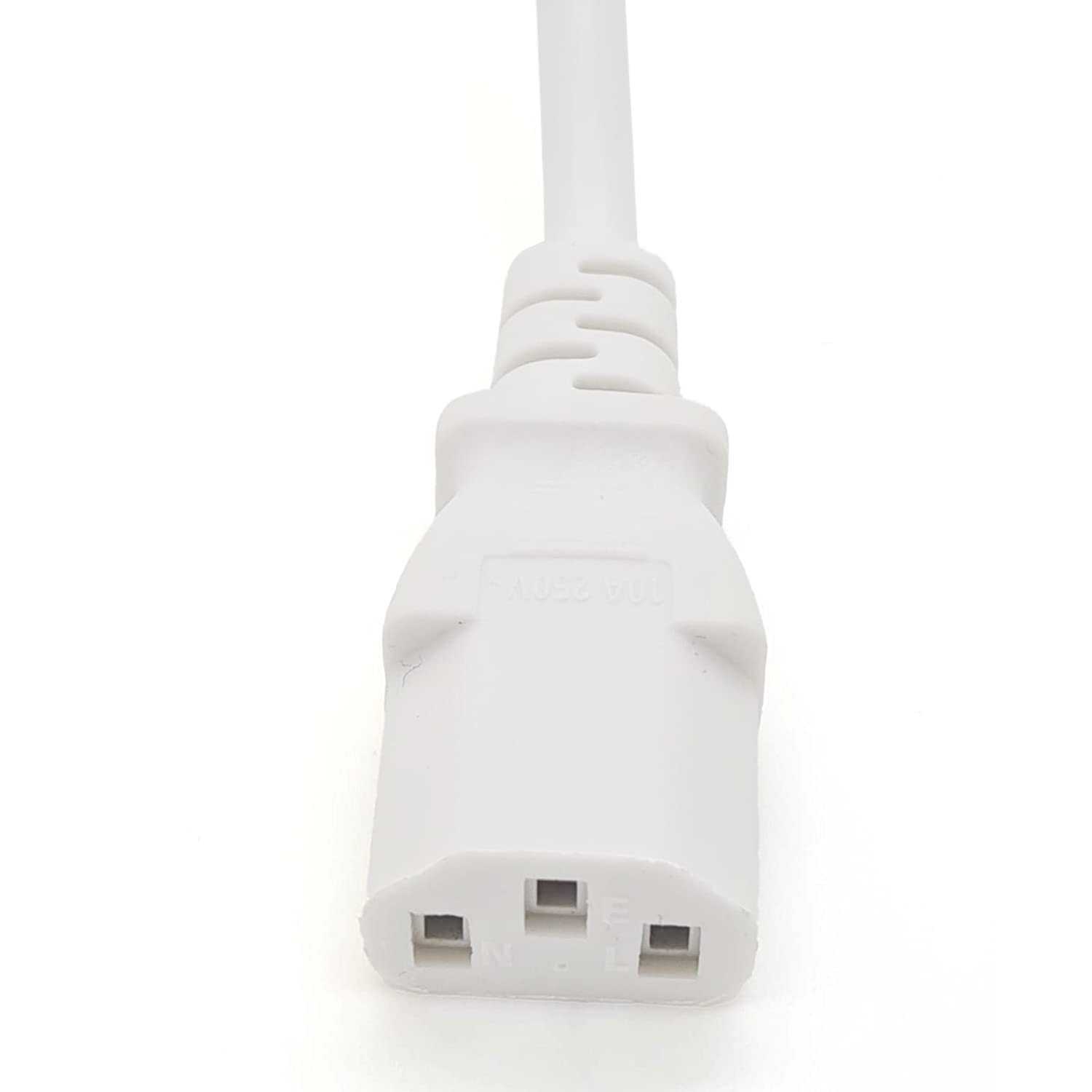 C2G Câble D'alimentation De 10M (IEC320C13 à CEE 7/7 Schuko) 30 Pi Convient Pour PC, Moniteurs, Appareils électroménagers. Cordon D'alimentation, Noir