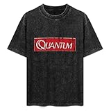 Quantum Fishing Lover Products Worn Look Unisex T-Shirt Cotton Men Summer Fashion Black tee XXL