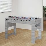 Poids: 27,9 kg INLIFE Table de Foosball Gris Sonoma 125 x 60,5 x 80 cm