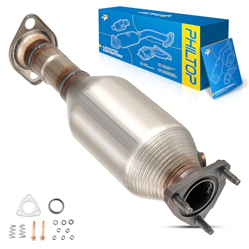 PHILTOP High Flow Catalytic Converter Compatible with Honda CR-V 1997 1998 1999 2000 2001 Direct-Fit Catalytic Converter Kit OE# 16387, 23767, 40770(EPA Compliant)