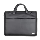 ZWOOS Maletin Portatil 15,6 Pulgadas, Resistente al Agua Maletín Mano Bolso Funda para Portátiles Compatible con MacBook Pro Retina/MacBook Air/Samsung/Lenovo/HP/Acer/ASUS/DELL (Negro)