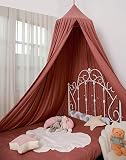 Upgrade Version of Canopy for Kids Bed, Extra Large Canopy for Girls Room Decoration Princess Castle