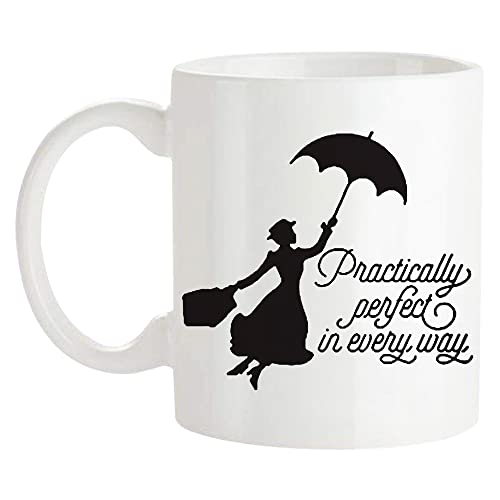 Fonhark - Mary Poppins Mug, Practically Perfect in Every Way, 11 ...