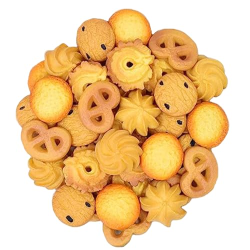 Image of Ulalaza 50 pcs Slime Charms Mixed Set Resin Flatback Making Supplies for DIY Craft Making and Ornament Scrapbooking Beads Assorted Candy Fruit Cake Ornament