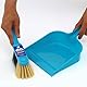 MR.SIGA Kehrgarnitur Kehrset mit selbstschließender Schaufel, Besen und Kehrblech, Schaufel Set, Packung mit 2 Sets, Blau&Grau