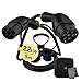 Produktbild dé Typ 2 ladekabel, 22kW ladekabel elektroauto Typ2 auf Typ 2[22kW, 3-Phasig, 32A], 5m mit Tragetasche, Kompatibel mit Model 3, e-UP, ID.3, Zoe, forTwo, Kona, e-Tron und andere EV, Elektroautos, PHEV
