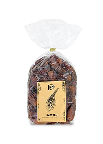 KoRo - Datteln Deglet Nour 1 kg - Entsteint - Ungeschwefelt - ohne Zuckerzusatz* - Vorteilspackung