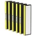 FMDZFL 6 Pack FLT5000 True HEPA Replacement Filter C for Purifier AC5000, AC5000E, AC5250PT, AC5350B, AC5350BCA, AC5350W, AC5300B, CDAP5500B, AP2800CA