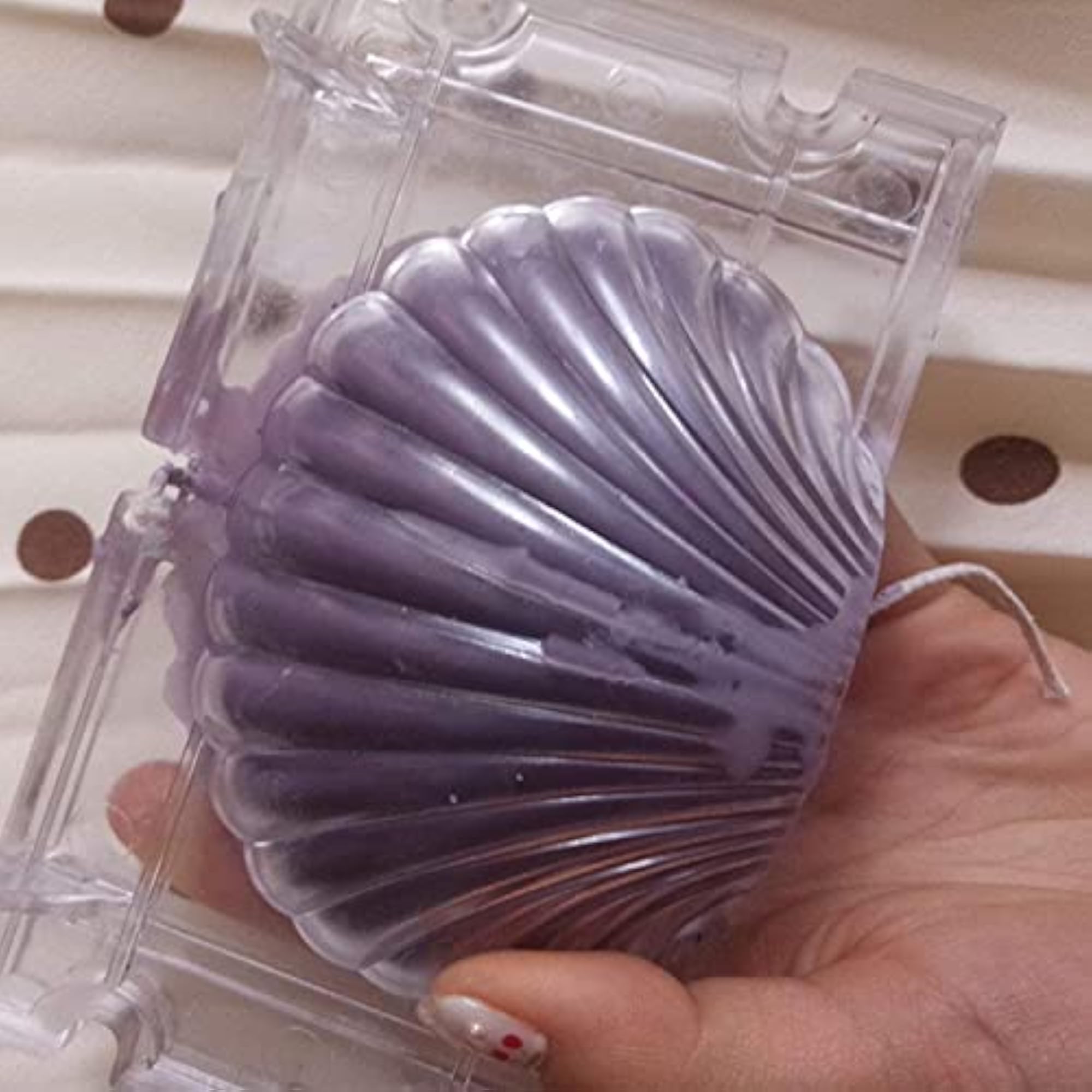 3D Big Seashell Candle Mold for DIY Craft & Aromatherapy