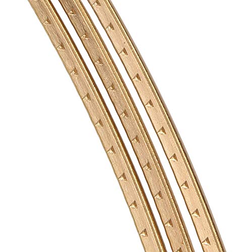 Bqlzr 8Ft Golden Brass Fretwire For Mandolin Banjo Box Guitar 1.5Mm #TOP4