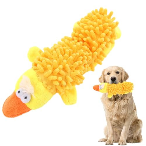 Fadcaer Squeaky Dog Toys,Squeaky Plush Dog Toys for Small Medium Dogs Durable Dog Plush Toy with Sound Device Interactive Dog Toys Puppy Toys for Teeth Cleaning and Relieve Boredom