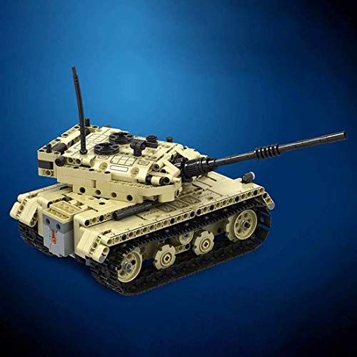 Bausteine RC Panzer Modell Mit Ferngesteuert Und Motor, Klemmbausteine Panzer Militär Tank Baukasten Modellbausatz… – Bild 8