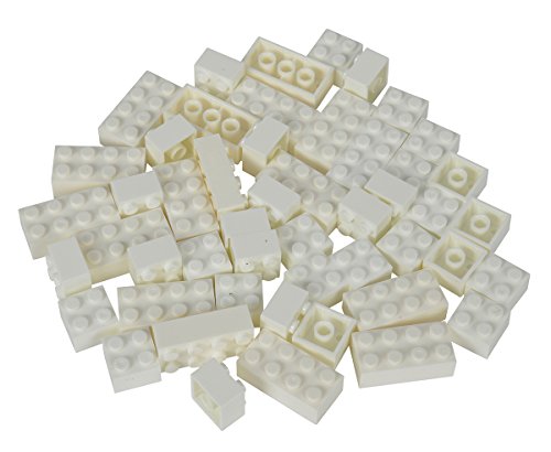 Preisvergleich Produktbild Simba 104114125 - Blox 50 Weiße Steine in Folienbeutel