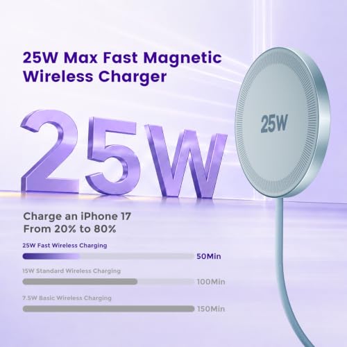 Image of MagSafe 25W Wireless Charger for Apple Magnetic Fast Charging Pad