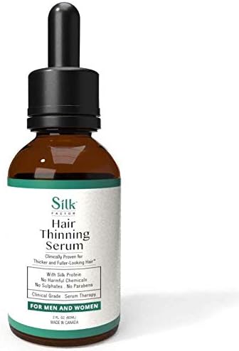 Clinically Tested Hair Growth Serum Natural Hairloss Treatment w/Keratin,Organic Biotin, and Hair Protein to Grow Gorgeous Hair Food for Fast Hair Growth 60-Day Supply Made in Canada