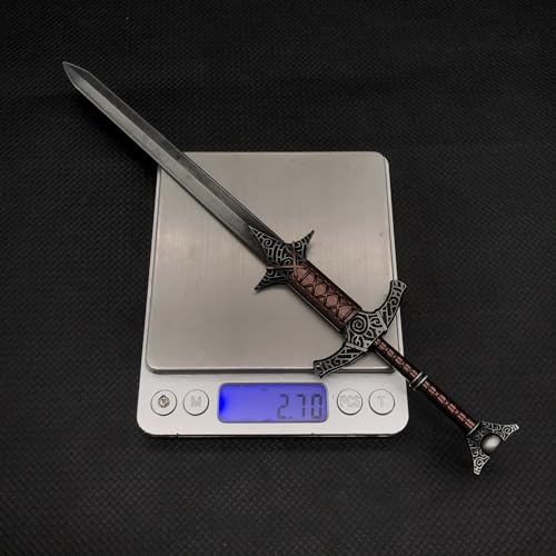 Skyrim Steel Greatsword 10.1\" Metal Game Weapon Collectible Desktop Decoration Keychain BJDs