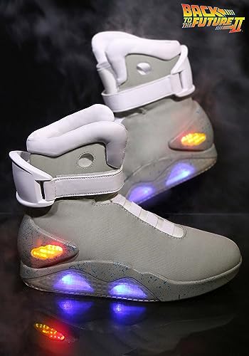 Fun Costumes Adult Light Up Back to the Future 2 II Shoes with Charging and Adjustable Straps - Officially Licensed2