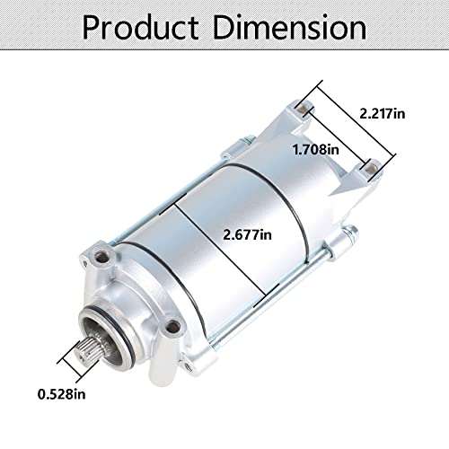 Reemplazo de motor de arranque para CB250 Nighthawk/CM200T Twinstar/CMX250C/CMX250X 234cc 31200-465-671 miniatura 4