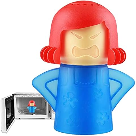 Angry Mama Microwave Oven Steam Cleaner, Spardar Microwave Cleaner Disinfects With Vinegar and Water for Kitchens, The Fun and Easy Way to Steam Clean Crud with Amazing Results Cover