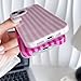 Yeddabox for iPhone 15 Case Cute Striped Phone Case Soft TPU Slim Shockproof Phone Cover for Women Girls, Pink
