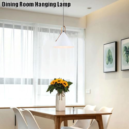 Lampe suspendue E27 en métal robuste à tête unique - 2