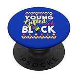 giovane gifted & black african pride black history mese popsockets popgrip intercambiabile