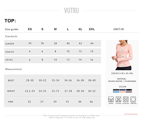 Vutru Women's Long Sleeves Workout T Shirt Breathable Sports Running Yoga Tops Thumb Holes Pink #TOP5