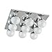 Produktbild DeMarkt 707010709 Moderne Led Deckenleuchte 9 Flammig Quadratisch Silber Chrom Glas