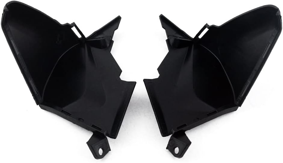 Front Head Side Panel Fairing Frame Cover Headlight Cover Trims Black Unpainted For Honda CBR600RR F5 2007-2012