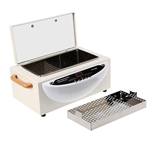 Heißluftsterilisator, Heißluftsterilisator Sterilisator Desinfektion für Kosmetik Nagel Fußpflege Neu Sterilisationsgerät, Trockene Hitze Sterilisator Schrank Autoklav Lupe Vet Maschine