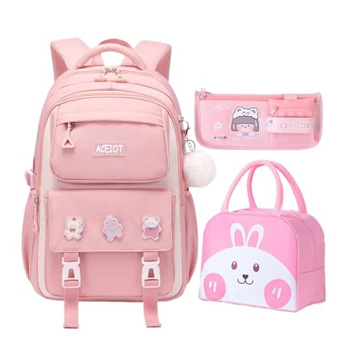 Girls Backpack, Pink School Backpack for Girls, Kids Backpack for school, Mochilas Escolares Para Niñas, School Backpack