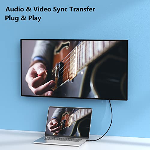 Dteedck Dispalyport To Hdmi Cable 6 Feet, Dp Dispaly Port To Hdmi Cable Adapter Braided Cord Male To Male For Monitor Hdtv Display Projector Compatible With Lenovo Hp Asus Dell And Other Brand #TOP3