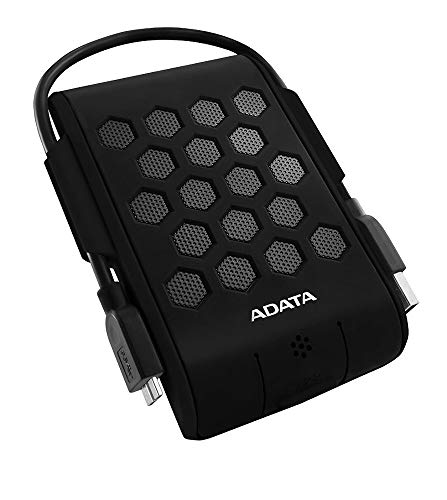 ADATA HD720 2TB USB 3.0 High Speed G Shock Sensor IP68 Military Grade Waterproof Dustproof Shockproof Ruggedized External Hard Drive, Black (AHD720-2TU3-CBK)