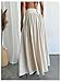 Milumia Women's Pleated Flowy Long Skirts High Waist Maxi Skirt with Pocket Apricot XX-Large