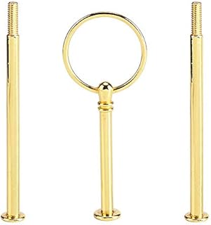 DEWIN Cake Fitting Set, Multi-Tiers Cake Cupcake Tray Stand Handle Fruit Plate Hardware Fitting Holder(2 Tiers Crown)