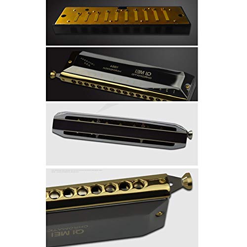 Harmonica Deluxe Harmonica Chromatique Professionnelle avec Bouton 16 Trous 64 Tons Clé C pour Débutants Band Player… - Les Beatles, Paul McCartney, John Lennon, RIngo Starr, George Harrison Harmonica Deluxe Harmonica Chromatique Professionnelle avec Bouton 16 Trous 64 Tons Clé C pour Débutants Band Player… – Image 5