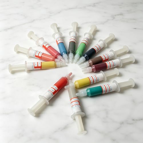 12 Stück Diamantpaste, Diamant Polierpaste, Diamant Schleifpaste, Lappen Compound Schleifpaste, Einhand Quetschen, Partikel Einheitlicher Größe (8000 Mesh Feinpolieren)