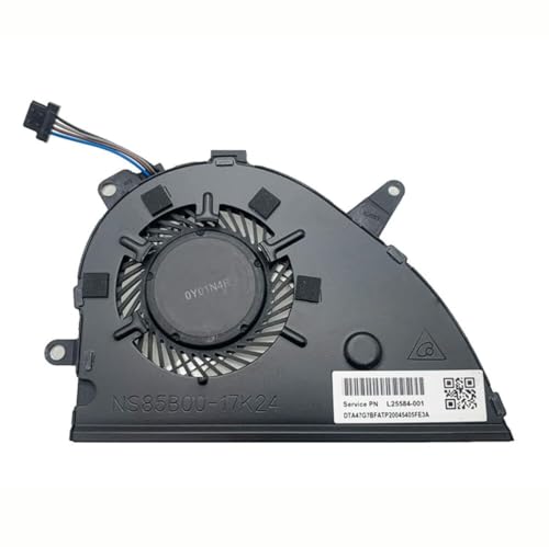 Regatech Fan Compatible For - CPU Fan - Hp Pavilion 15-CW1XXX, 15T-CS, 15T-CS000, 15T-CS200, 15T-CS300, NS85B00-17K24 Laptop Cooling Fan Cooler Replacement