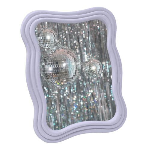 Isaac Jacobs 5x7 Light Lavender Curved Deco Frame for Tabletop and Wall