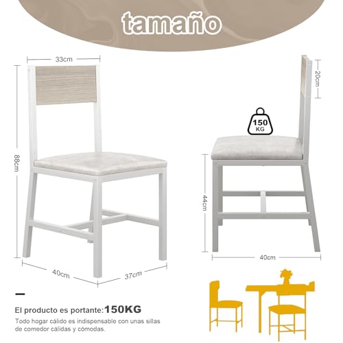 Reviews de Comedor Blanco Con Gris comprados en linea. 23 Imagen adicional