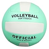 CORHAD 2pcs Soft Volleyball for Indoor Training and Comfortable Grip Volleyball Balls for Adults for Sports Practice and Competition