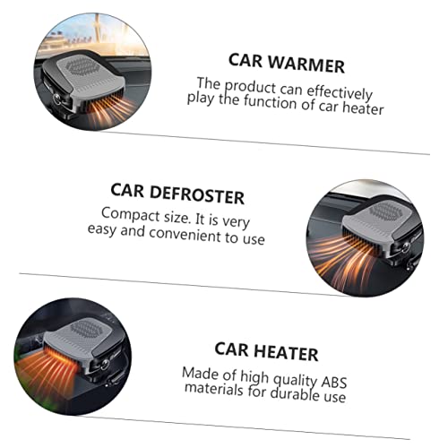 ibasenice 2 Peças Aquecedor De Carro Descongelador De Circulação De Ar Desembaçador De Carro Aqueced