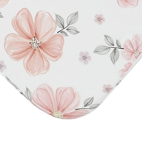 Image of Mika Micky Fitted Sheet for Bedside Crib (Flora)¡­