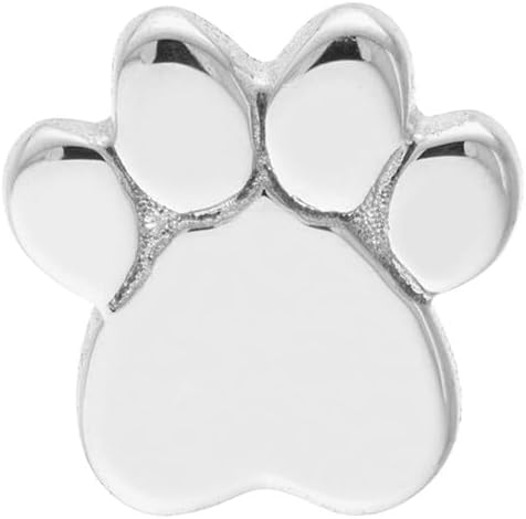 JEWELHEART 14K Solid Gold Stud Earrings - Dainty Real Gold Paw Print Earrings - Minimalist Small Gold Studs For Women Girls